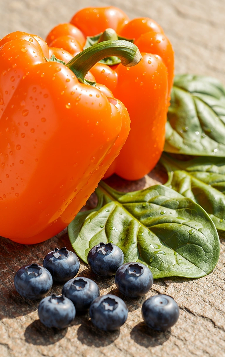 Aliments riches en antioxydants pour les yeux